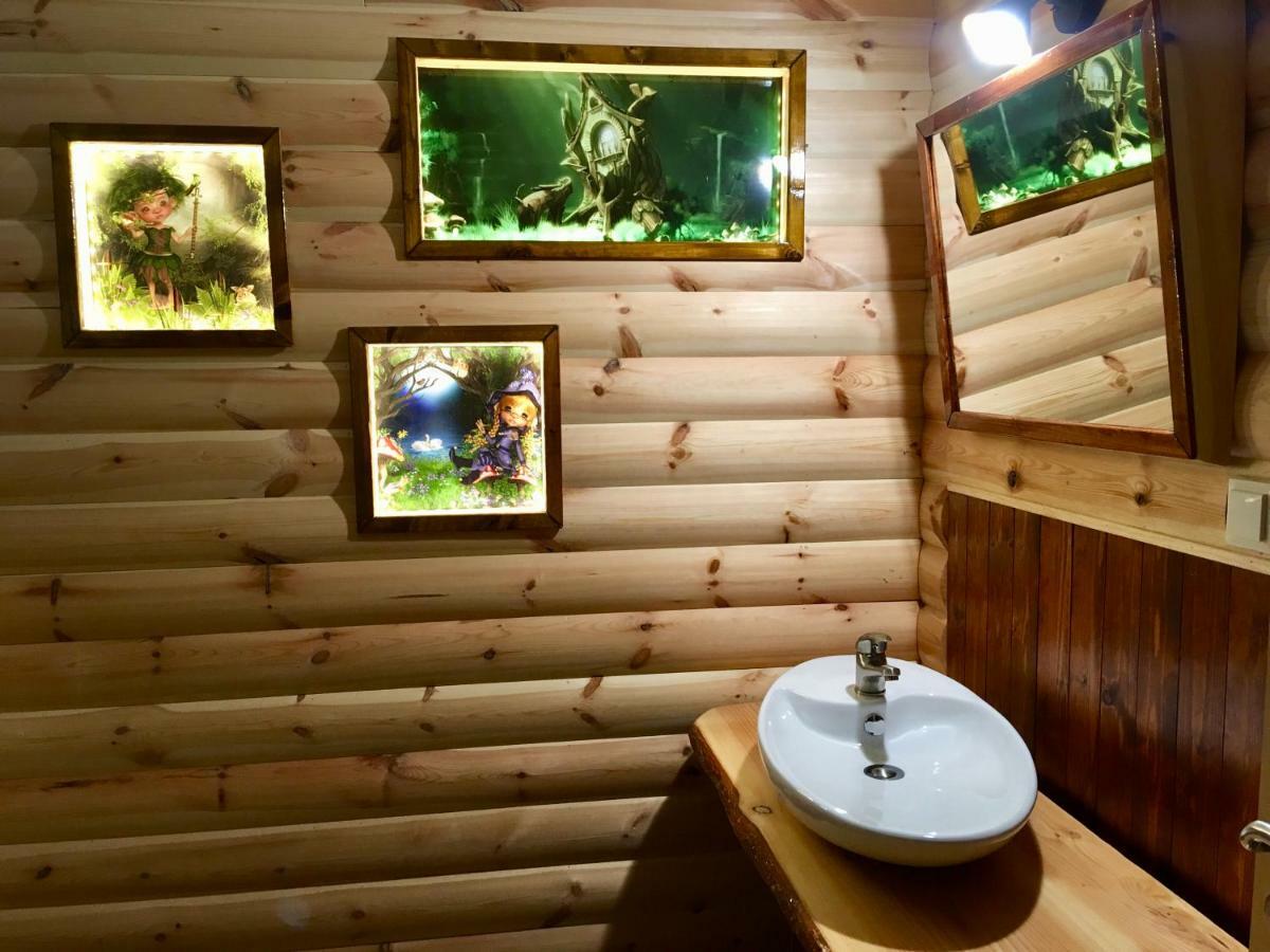 Holzhaus Trollbluemchen Am Wald Und See Neuruppin Exterior foto
