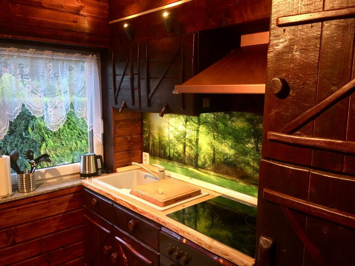 Holzhaus Trollbluemchen Am Wald Und See Neuruppin Exterior foto