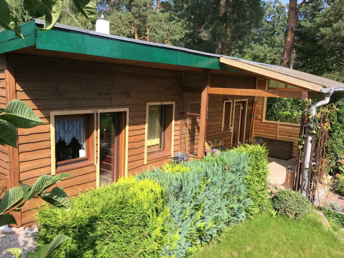 Holzhaus Trollbluemchen Am Wald Und See Neuruppin Exterior foto